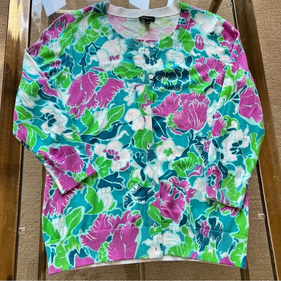 Talbots Multicolor Floral Blazer - Picture 9 of 10